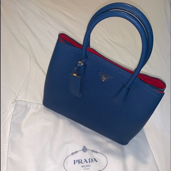 Prada Handbags - COPY - Prada Medium Saffiano Double